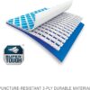 INTEX Rectangular Frame 14 ft 9 in x 7 ft 3 in x 33 in Above Ground Pool, Swimming Pool with Steel Frame, Pump Not Included