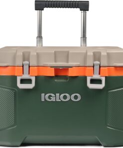 Igloo Trailmate 52Qt Wheeled Cooler, Insulated Hard Shell Ice Chest, Sportsman