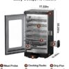EAST OAK 30" Electric Smoker for Outdoors | Built-in Meat Probe Up to 6× Longer Smokes on a Single Load | Side Chip Loader for Smoking | Bigger Batches with 725 sq in Cooking Area, Mist Silver
