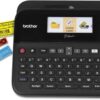 Brother P-Touch Label Maker, PC-Connectable Labeler, PTD600, Color Display, High-Resolution PC Printing, Black, Black/Gray Brother P-Touch Label Maker, PC-Connectable Labeler, PTD600, Color Display, High-Resolution PC Printing, Black, Black/Gray