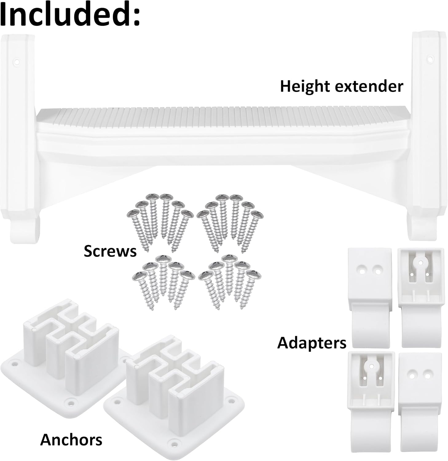 71mIM4cwq3L._AC_SL1500_.jpg Aqua Select Heavy-Duty in-Pool Ladder | White w/Squared Handles | Supports 300 Pounds | Easy-to-Install Design | White W/Squared Handles