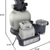 Intex Krystal Clear Sand Filter Pump for Above Ground Pools, 2800 GPH Pump Flow Rate, 110-120V with GFCI Intex Krystal Clear Sand Filter Pump for Above Ground Pools, 2800 GPH Pump Flow Rate, 110-120V with GFCI