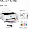 Epson EcoTank ET-2903 Wireless All-in-One Color Supertank Printer with up to 3 Years of Ink, Refillable Tanks, Perfect for Home, 11 PPM, 1.44" Color Screen, Built-in Scanner – White