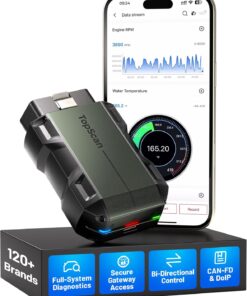TOPDON Topscan Master OBD2 Scanner Bluetooth, 2026 Wireless Bidirectional Scan Tool, All System Diagnostic Tool for iOS & Android, 30+ Resets, FCA AutoAuth, CAN-FD/DoIP, Upgraded Version of TopScan