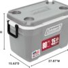 Coleman Classic Series Insulated Portable Cooler, Leak-Resistant Outdoor Hard Cooler Keeps Ice up to 5 Days, 52/70/120/150 Quart