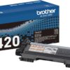 Brother Genuine TN420 Mono Laser Toner Cartridge, Black