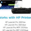 HP 138X Black High-Yield Toner Cartridge | Works LaserJet Pro 3001 Series, LaserJet Pro MFP 3101 Series | W1380X HP 138X Black High-Yield Toner Cartridge | Works LaserJet Pro 3001 Series, LaserJet Pro MFP 3101 Series | W1380X