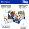 Brother Genuine TN229XXLBK Black Super High Yield Printer Toner Cartridge - Print up to 4,500 Pages(1), Compatible with HL-L3295CDW, HL-L8245CDW, MFC-L3780CDW, and MFC-L8395CDW Printers