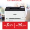 Canon imageCLASS LBP632Cdw - Wireless Duplex Color Laser Printer, Single Function, Home Office, Mobile Ready, 22 PPM Color, White