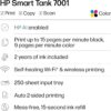 HP Smart Tank 7001 Wireless All-in-One Ink Tank Printer, Scanner, Copier with 2 Years of Ink Included, Best-for-Home Office, Cartridge-Free Refillable, AI-Enabled (28B49A)