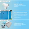 Intex 28200EH 10 Foot x 30 Inch 4 Person Outdoor Metal Frame Above Ground Round Swimming Pool with Easy Set-Up (Pump Not Included) Intex 28200EH 10 Foot x 30 Inch 4 Person Outdoor Metal Frame Above Ground Round Swimming Pool with Easy Set-Up (Pump Not Included)