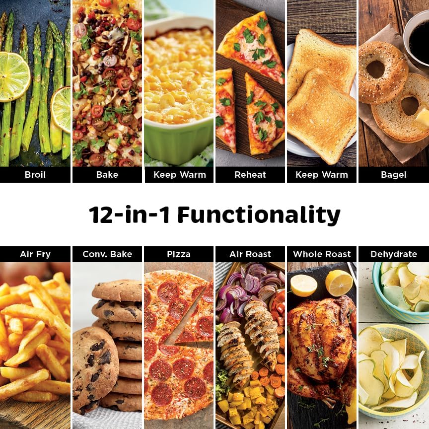 Ninja DCT451 12-in-1 Smart Double Oven with FlexDoor, Thermometer, FlavorSeal, Smart Finish, Rapid Top Convection and Air Fry Bottom , Stainless Steel Ninja DCT451 12-in-1 Smart Double Oven with FlexDoor, Thermometer, FlavorSeal, Smart Finish, Rapid Top Convection and Air Fry Bottom , Stainless Steel - Image 6