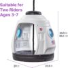 Step2 Space Capsule Swing, Kids Indoor/Outdoor Swing or Playhouse, Backyard Playground Set, Attach to Playset or Tree, for Children 3-8 Years Old