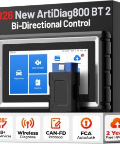 TOPDON AD800BT 2 OBD2 Scanner, 2026 Bidirectional Scan Tool, Function as AD900 Lite AD Pro, All System Automotive Diagnostic Scanner, Active Test, 28+ Reset Service, FCA Autoauth, 2 Years Free Update