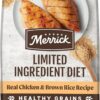 Merrick Limited Ingredient Diet Premium and Natural Kibble with Healthy Grains Chicken and Brown Rice Dog Food, 22 lbs.