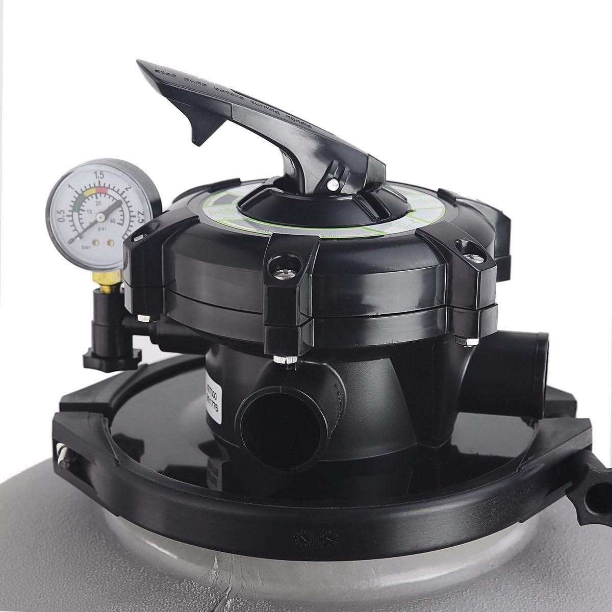 71vPbPEEUHL._AC_SL1200_.jpg XtremepowerUS 4500GPH 19" Sand Filter with 1.5HP Above Ground Swimming Pool Pump Media System, 5-Way Valve Filter