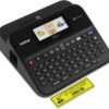 Brother P-Touch Label Maker, PC-Connectable Labeler, PTD600, Color Display, High-Resolution PC Printing, Black, Black/Gray Brother P-Touch Label Maker, PC-Connectable Labeler, PTD600, Color Display, High-Resolution PC Printing, Black, Black/Gray
