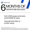 HP DeskJet 4327 Wireless All-in-One Color Inkjet Printer, Scanner, Copier, Best for Home, 6 Month Trial of Instant Ink Included, AI-Capable (B3ZF6A)