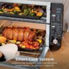 Ninja DCT451 12-in-1 Smart Double Oven with FlexDoor, Thermometer, FlavorSeal, Smart Finish, Rapid Top Convection and Air Fry Bottom , Stainless Steel Ninja DCT451 12-in-1 Smart Double Oven with FlexDoor, Thermometer, FlavorSeal, Smart Finish, Rapid Top Convection and Air Fry Bottom , Stainless Steel
