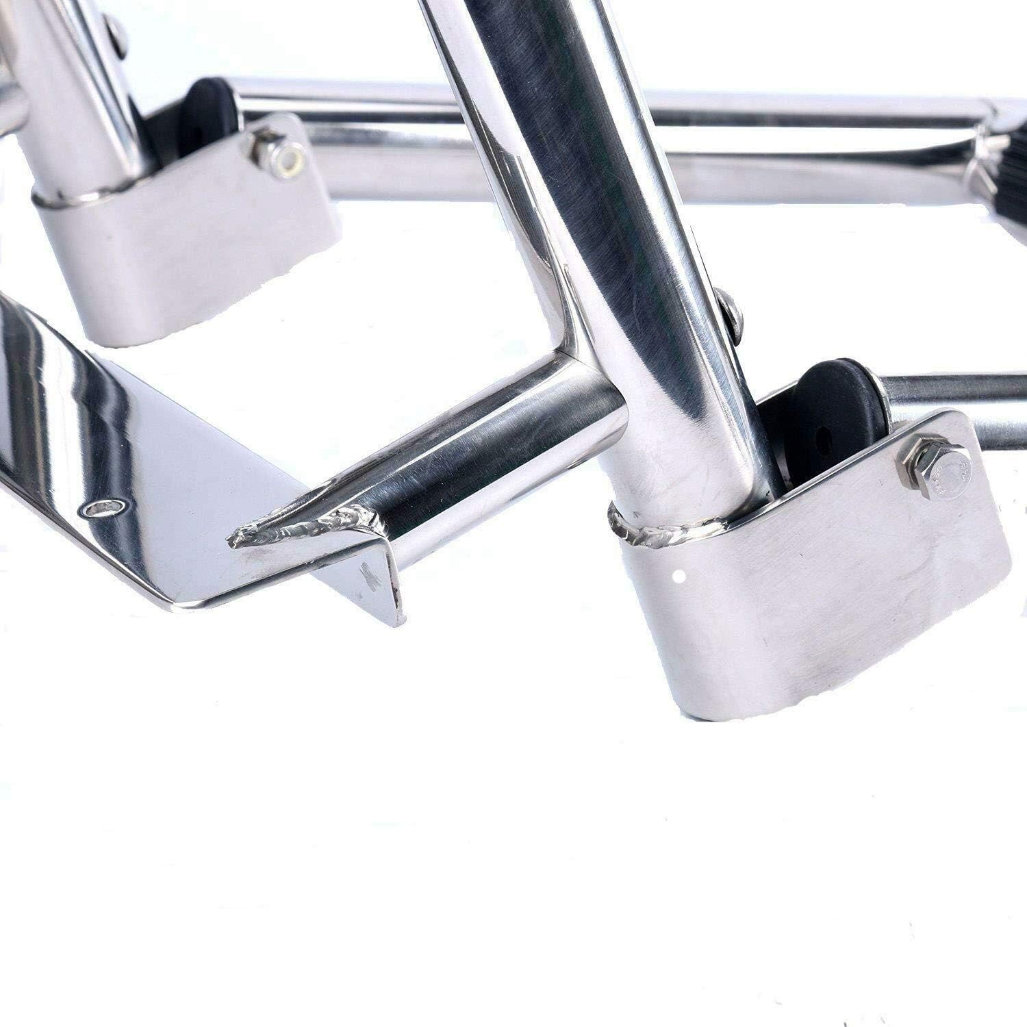 71yxG9651L._AC_SL1500_.jpg Amarine Made Boat Ladder 4 Steps Removable Premium Stainless Folding Rear Entry Pontoon Boat Ladder w/Extra Wide Step