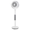 Midea Adjustable Pedestal Fan, 12 Speed, Auto Oscillation, Dust Filter, Smart, Remote, 33.9-44.1", White Midea Adjustable Pedestal Fan, 12 Speed, Auto Oscillation, Dust Filter, Smart, Remote, 33.9-44.1", White