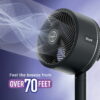 Shark FlexBreeze Cordless Fan, 24-Hr Battery, Pedestal & Tabletop, Indoor & Outdoor, 5 Speeds, FA200