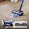 HOOFUN Cordless Vacuum Cleaner, 50mins Runtime, Powerful Stick Vacuum 6*2600mah Rechargeable Cordless Vacuum for Carpet, Tile, Pet Hair, Hardwood Floors, Blue