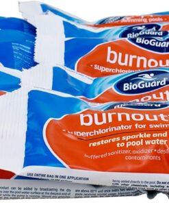 BioGuard Burnout 73, 1 lb, Pack of 12, Superchlorinator for Swimming Pools, Restores Sparkle and Clarity to Pool Water, Suitable for All Pool Types