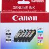 Canon PGI-280XL/CLI-281 5 Color Pack Compatible to TR8520, TR7520, TS9120 Series,TS8120 Series, TS6120 Series