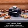 Ninja Woodfire Outdoor Grill & Smoker, 4-in-1 Functionality, Grill, Smoke, Bake, Roast, Authentic Woodfire Flavors, Electric Heat, OG301 Ninja Woodfire Outdoor Grill & Smoker, 4-in-1 Functionality, Grill, Smoke, Bake, Roast, Authentic Woodfire Flavors, Electric Heat, OG301