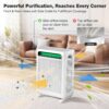 KNKA Air Purifier for Home Bedroom Large Room Up to 1,695 Ft² in 1 Hr, HEPA Sleep Mode Air Cleaner with Washable Pre-Filter, AHAM VERIFIDE, AQI Display, Pet Mode for Pets, Dust, Pollen, APH4000