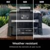 Ninja Woodfire Outdoor Grill & Smoker, 4-in-1 Functionality, Grill, Smoke, Bake, Roast, Authentic Woodfire Flavors, Electric Heat, OG301 Ninja Woodfire Outdoor Grill & Smoker, 4-in-1 Functionality, Grill, Smoke, Bake, Roast, Authentic Woodfire Flavors, Electric Heat, OG301