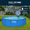Bestway Steel Pro MAX 14’ x 42" Above Ground Pool, Round Metal Frame Outdoor Swimming Pool for Backyard, Blue, Pool ONLY Bestway Steel Pro MAX 14’ x 42" Above Ground Pool, Round Metal Frame Outdoor Swimming Pool for Backyard, Blue, Pool ONLY