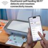 HP DeskJet 2923 Wireless All-in-One Color Inkjet Printer, Scanner, Copier, Best for Home, 6 Month Trial of Instant Ink Included, AI-Capable (B18JWA)