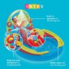 Intex 57453EP 9.75 Foot x 6.3 Foot x 53 Inch Multicolor Rainbow Slide Kids Inflatable Pool with Water Slide and Ring Toss for Children Ages 2 and Up Intex 57453EP 9.75 Foot x 6.3 Foot x 53 Inch Multicolor Rainbow Slide Kids Inflatable Pool with Water Slide and Ring Toss for Children Ages 2 and Up