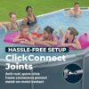 Bestway Steel Pro MAX 18' x 9' x 48" Above Ground Pool, Oval Metal Frame Outdoor Swimming Pool Set with Filter Pump, Ladder, and Cover, Gray Bestway Steel Pro MAX 18' x 9' x 48" Above Ground Pool, Oval Metal Frame Outdoor Swimming Pool Set with Filter Pump, Ladder, and Cover, Gray