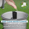 Bestway 950 Gallon Sand Filter Pool Pump for 300 to 4,800 Gallon Above Ground Outdoor Swimming Pools with Pre-Filter Strainer for Clean Water