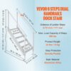 VEVOR Dock Ladder 6 Steps, 500lbs Load Pool Steps, Adjustable Height Aluminum Dock Stairs, Pontoon Boat Ladder with Handrails & Widen Nonslip Pedals for Lake/Pool/Marine Boarding/RV/House VEVOR Dock Ladder 6 Steps, 500lbs Load Pool Steps, Adjustable Height Aluminum Dock Stairs, Pontoon Boat Ladder with Handrails & Widen Nonslip Pedals for Lake/Pool/Marine Boarding/RV/House
