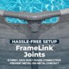 Bestway Steel Pro MAX 10' x 30" Above Ground Pool, Round Metal Frame Outdoor Swimming Pool Set with Filter Pump, Stacked Stone Print Bestway Steel Pro MAX 10' x 30" Above Ground Pool, Round Metal Frame Outdoor Swimming Pool Set with Filter Pump, Stacked Stone Print