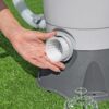 Bestway 950 Gallon Sand Filter Pool Pump for 300 to 4,800 Gallon Above Ground Outdoor Swimming Pools with Pre-Filter Strainer for Clean Water
