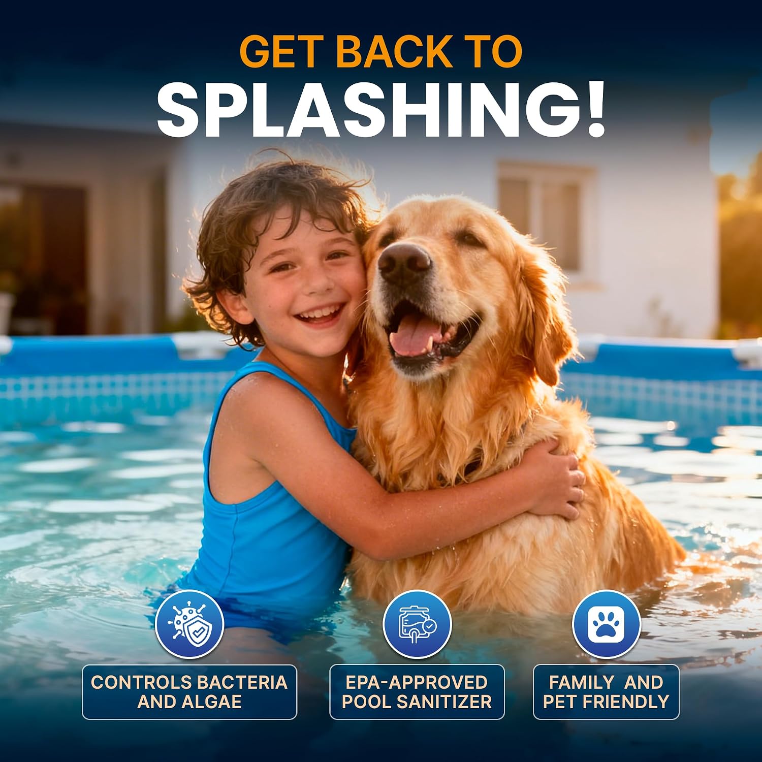 81ItRhO6sgL._AC_SL1500_.jpg Pool Shark Swimming Pool Chlorine Tablets | 40 lbs | 3-Inch Chlorine Tablets | Slow-Dissolving 90% Active Chlorine Tabs | Pool Chemicals for Inground Pools, Above Ground Pools, Saltwater, Spa, Hot Tub
