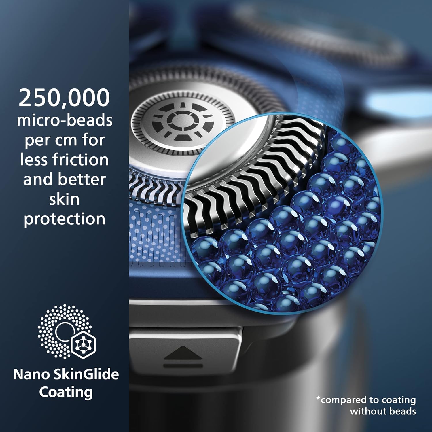 81JPGBimRUL._SL1500_.jpg Philips Norelco Shaver 7200, Rechargeable Wet & Dry Electric Shaver with SenseIQ Technology and Pop-up Trimmer, S7887/82