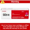 Canon Genuine 069 Magenta Toner Cartridge High Capacity Compatible with MF753Cdw, MF751Cdw, LBP674Cdw Canon Genuine 069 Magenta Toner Cartridge High Capacity Compatible with MF753Cdw, MF751Cdw, LBP674Cdw
