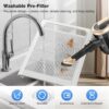 KNKA Air Purifier for Home Bedroom Large Room Up to 1,695 Ft² in 1 Hr, HEPA Sleep Mode Air Cleaner with Washable Pre-Filter, AHAM VERIFIDE, AQI Display, Pet Mode for Pets, Dust, Pollen, APH4000