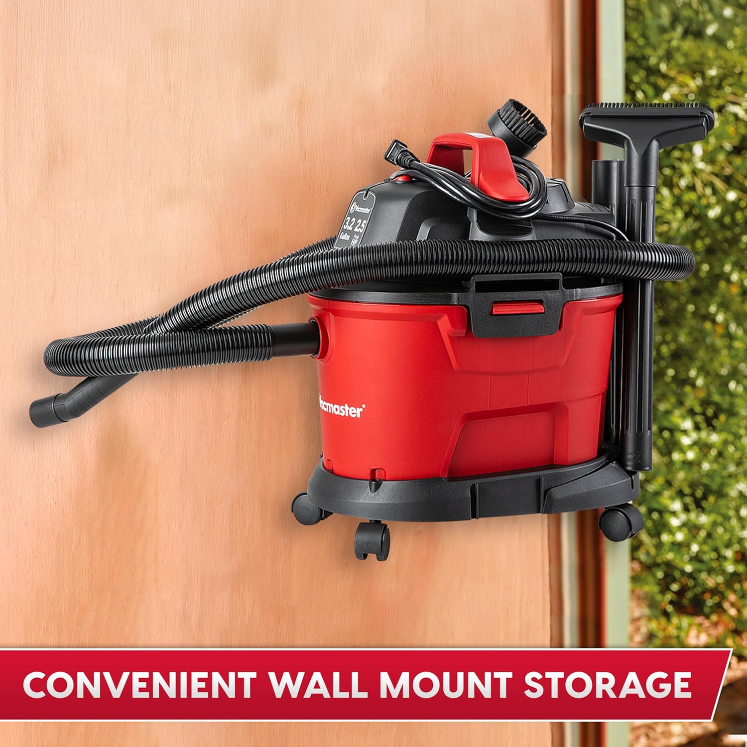 Vacmaster 3.2-Gallon* 2.5 Peak HP Wet/Dry Vacuum – VHB305M 1101 Vacmaster 3.2-Gallon* 2.5 Peak HP Wet/Dry Vacuum – VHB305M 1101 - Image 3