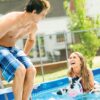 INTEX Rectangular Frame 14 ft 9 in x 7 ft 3 in x 33 in Above Ground Pool, Swimming Pool with Steel Frame, Pump Not Included INTEX Rectangular Frame 14 ft 9 in x 7 ft 3 in x 33 in Above Ground Pool, Swimming Pool with Steel Frame, Pump Not Included