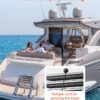 VEVOR Boat Ladder, 4 Steps Stainless Steel Telescoping Folding Swim Deck Ladder for Rear Entry Inboard, 600lbs Capacity with 4.1'' Extra Wide Steps & Handrails, for Outboards, Yacht, Pontoon Boat