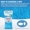 Doheny's Chlorine-Free Oxidizing Shock | Fast-Dissolving | Removes Chloramines & Boosts Free Chlorine | Safe to Swim 15 Minutes After Application | 24 x 1lb Bags (24lb Total)