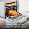 Ninja Air Fryer & Toaster Oven Combo with Thermometer | Double Stack XL | 12-in-1 | Smart Finish & DualZone Technology Cook 2 Meals at Once | Air Fry, Bake, Broil, Reheat | Stainless Steel | DCT651 Ninja Air Fryer & Toaster Oven Combo with Thermometer | Double Stack XL | 12-in-1 | Smart Finish & DualZone Technology Cook 2 Meals at Once | Air Fry, Bake, Broil, Reheat | Stainless Steel | DCT651