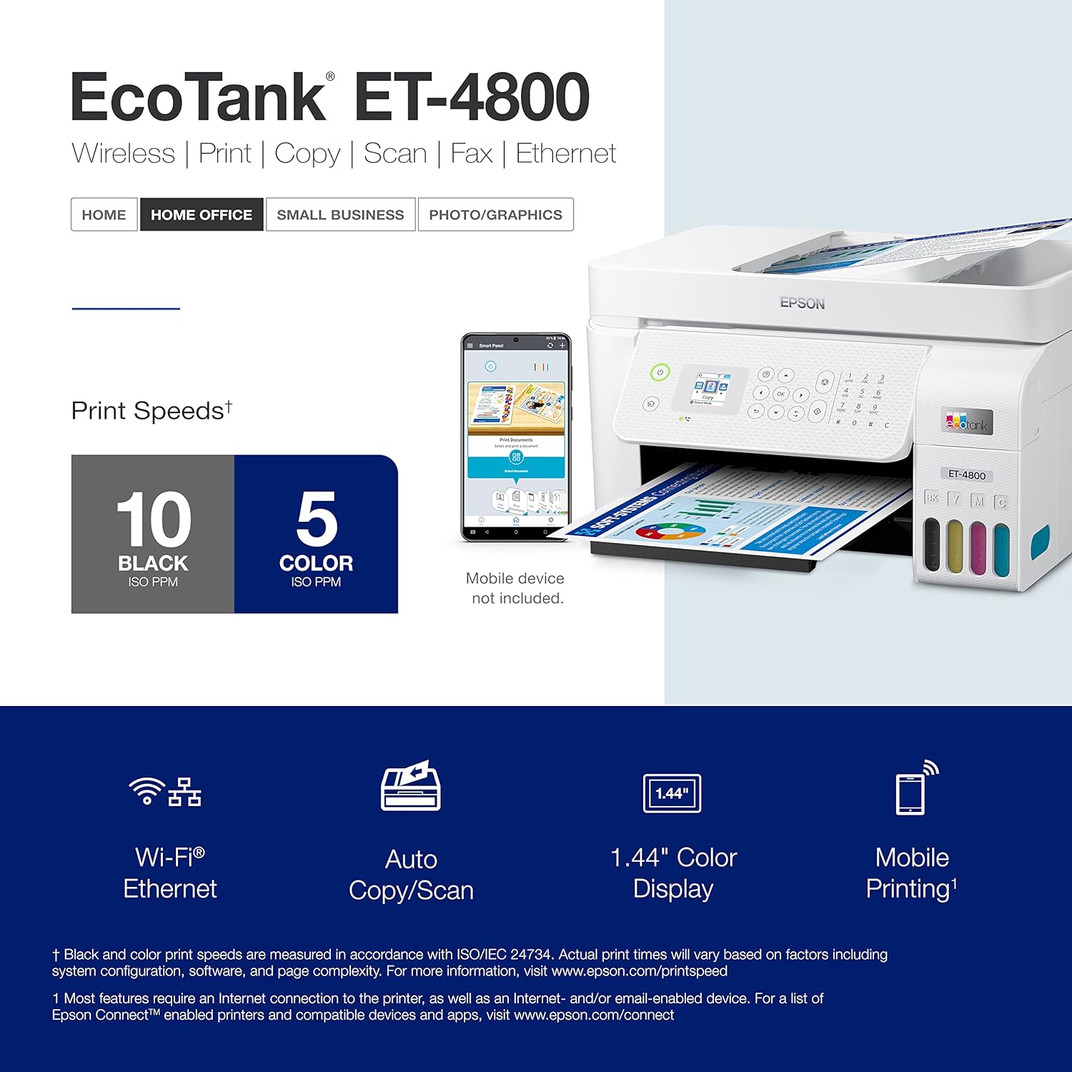 81TF-t7o-KL._AC_SL1500_.jpg Epson EcoTank ET-4800 Wireless All-in-One Cartridge-Free Supertank Printer with Scanner, Copier, Fax, ADF and Ethernet – Ideal-for Your Home Office, White